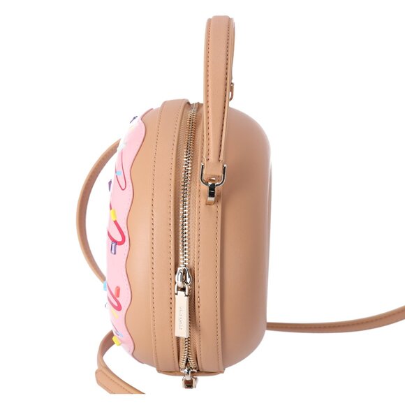 Kate Spade Novelty Bag Coffee Break 3D Donut Crossbody Pink Multi - Picture 5 of 7